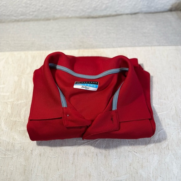 PGA Tour Airflux Men’s Golf Polo Shirt Size XL Red - Picture 1 of 7
